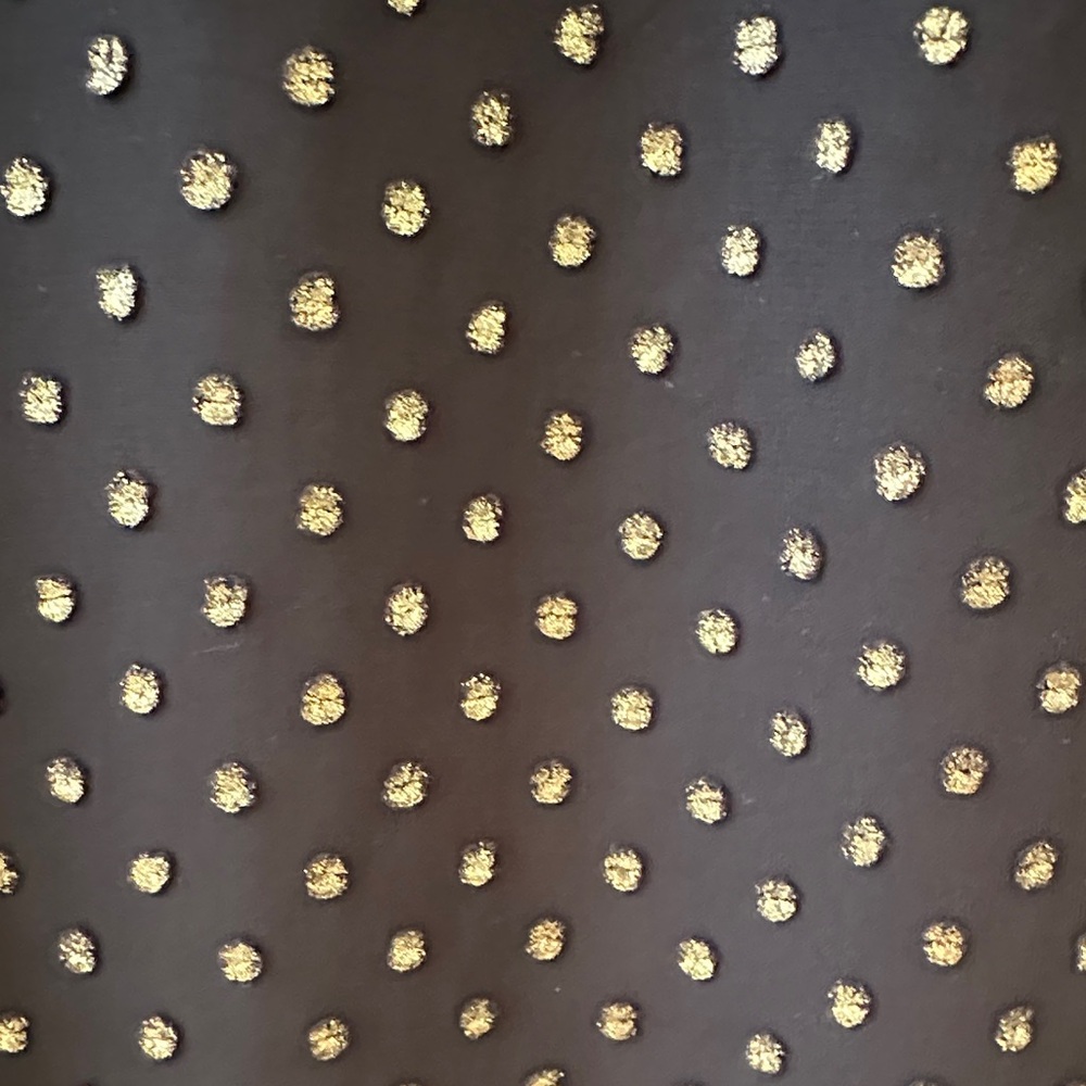 J. Crew Black Blouse with Gold Dots - Picture 6 of 6